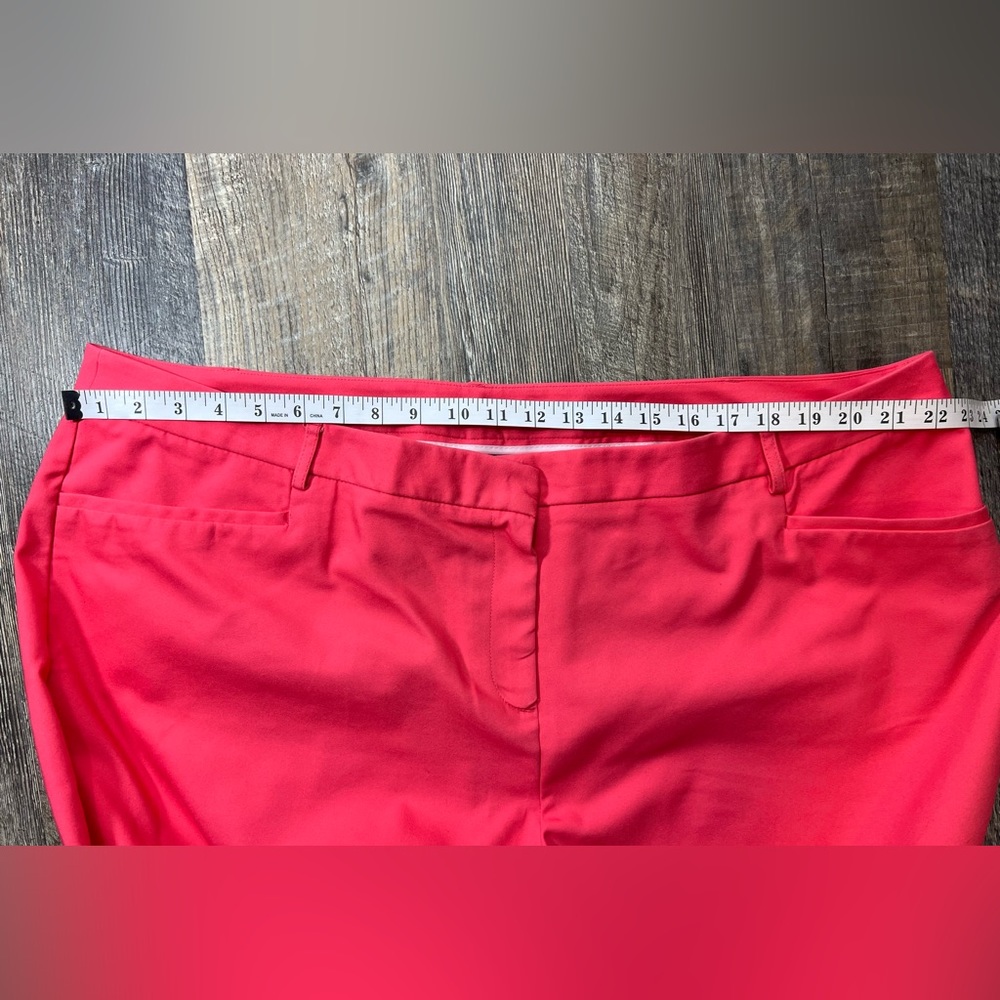 Lane Bryant Women's Plus Coral Ankle Pants Size 26 - Picture 9 of 10
